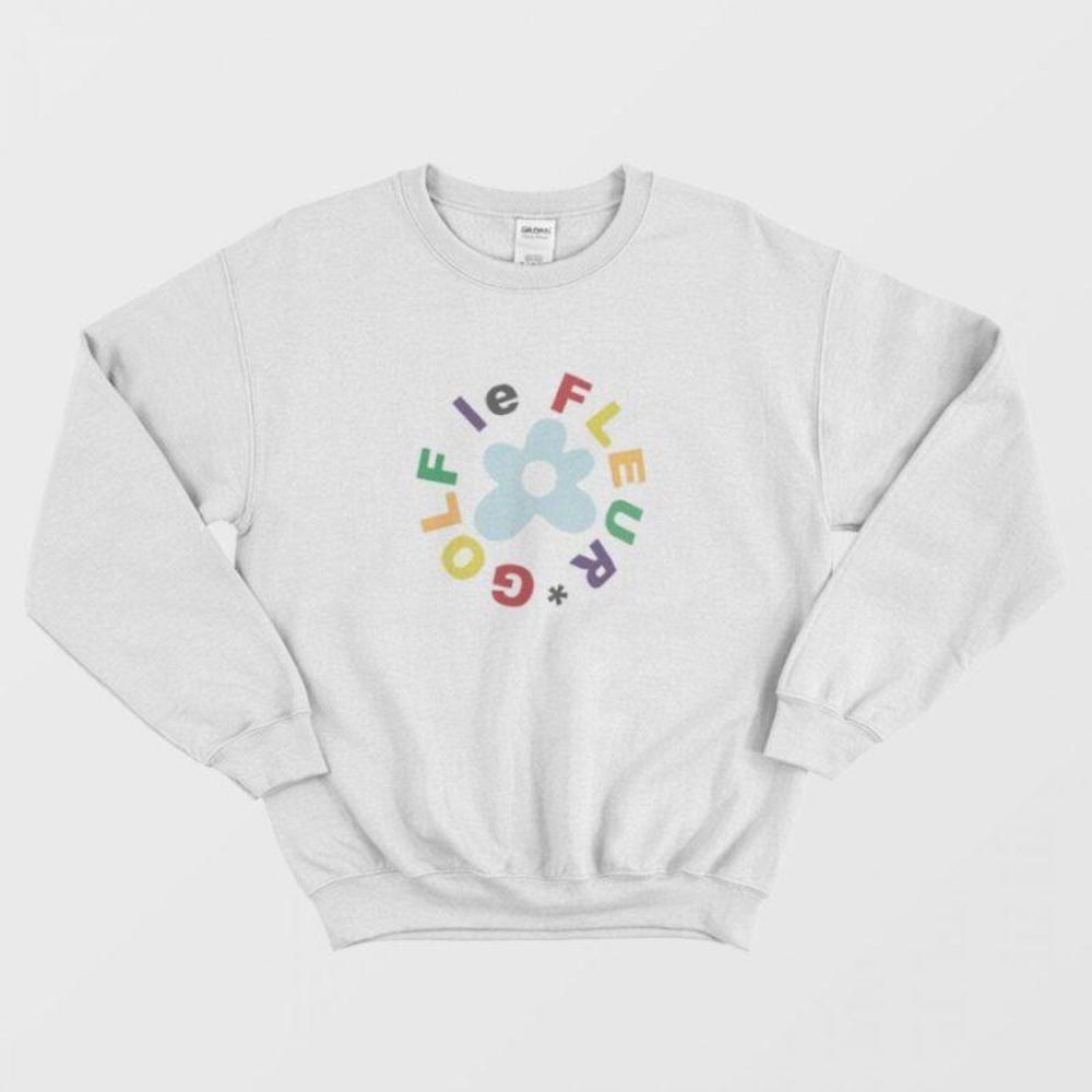 Golf Le Fleur Pullover Flower Graphic Streetwear Soft Cozy Sweatshirt